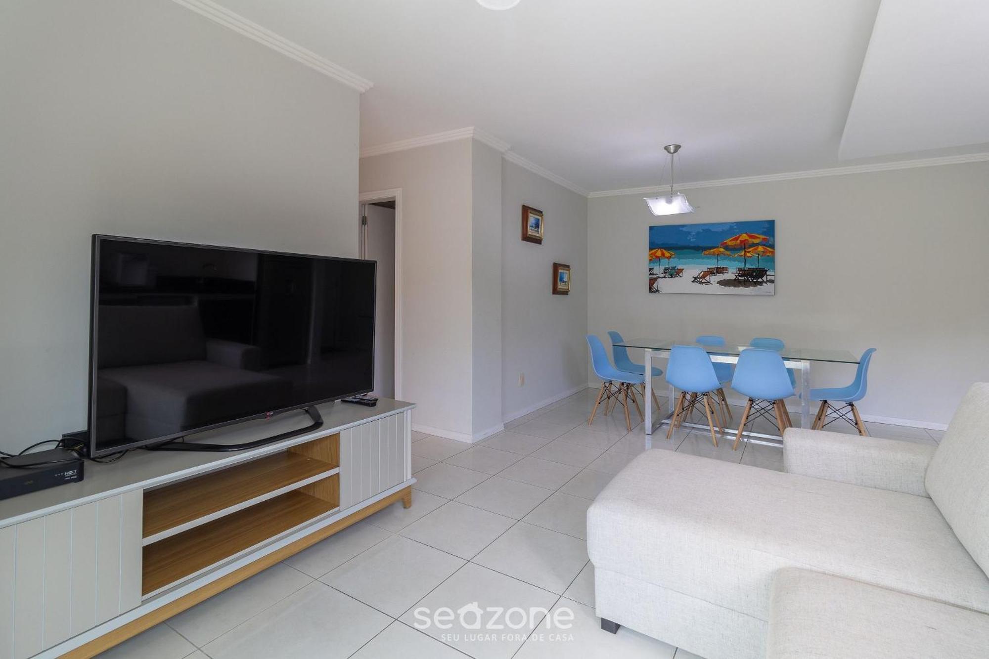 Apto Com Churrasq ótima Localização Jurerê Ccb103 *
